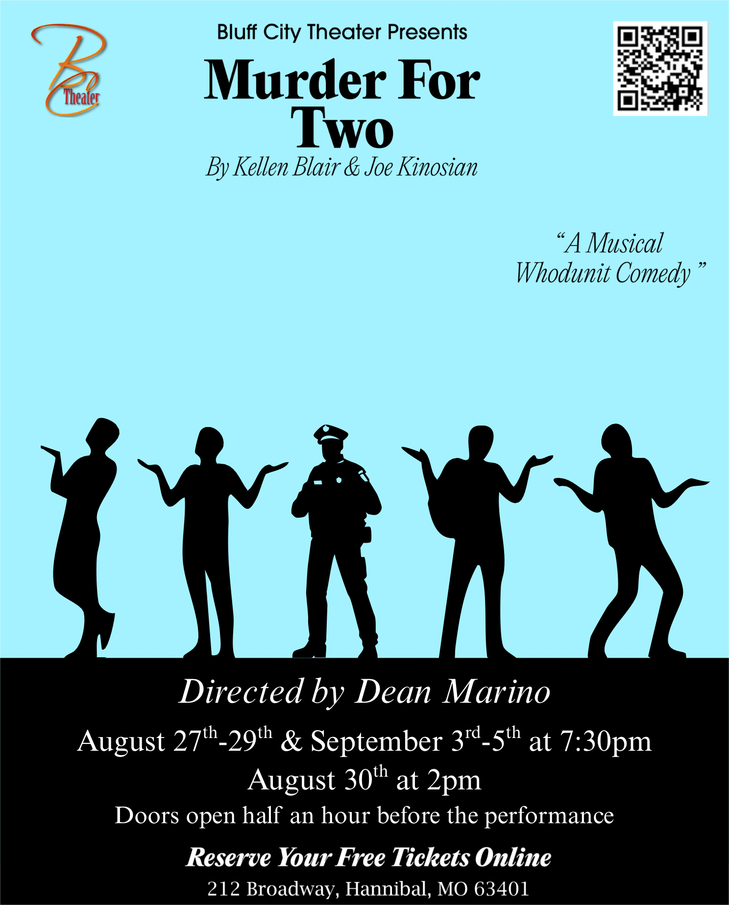 Murder for two poster